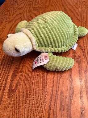 Ganz Green Ribbed Plush Ribbles Turtle NWT